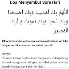 Wahai tuhan karena engkau kami mengalami waktu pagi dan petang. Doa Menjelang Pagi Dan Sore Brainly Co Id