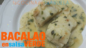 Este proceso se debe realizar un par de días. Bacalao En Salsa Verde La Cocina De La Abuela Youtube
