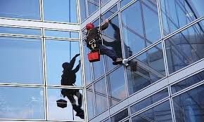 Use a squeegee with a rubber blade. Abseling Window Cleaning Rope Access Window Cleaners