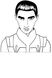 Coloring page free printable pages, bible story 126 ezra reads the law nehemiah 8 1 9 5 opening activities craft o set out craft sticks and glue coming to church and asking their parents to read the. Drawing Of Ezra Bridger Di Star Wars Rebels Coloring Page