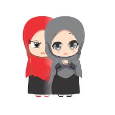 Hijab styles muslim drawing cartoon, islam transparent background. Cartoon Cartoon Hijab Cute