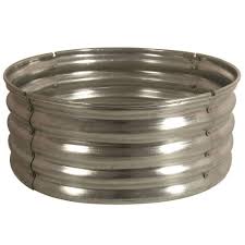 Unbranded 30 In Round Galvanized Steel Fire Pit Ring Ds 18727 The Home Depot Fire Pit Ring Steel Fire Pit Ring Round Fire Pit