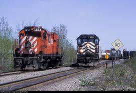 6904 New Brunswick East Coast Railway Emd Sd40 At Bathurst New Brunswick Canada By Phil Ross Canadian Pacific Railway Canadian Pacific East Coast