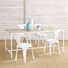 Sedia in metallo bianco e mango | Maisons du Monde | 8 seater dining table,  Diy furniture, Outdoor furniture sets