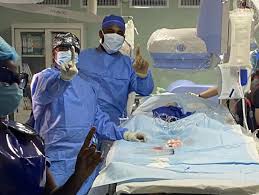 Pleased to announce I performed Jamaica's first Watchman procedure for the  treatment of atrial fibrillation (AF). The brief cardiac procedure reduces  this risk of stroke in patients with the common irregular heart