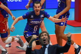 Laurent competed at the olympic games in 1988 and 1992, and was appointed head coach of the french men's volleyball team in 2012. French Captain Benjamin Toniutti And Coach Laurent Tillie Celebrate Their Win Over The Usa Volleyballmag Com