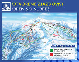 Great for all abilities, apres ski and the snow, with skiing up to 1,829m altitude. Jasna Aktualna Mapa Otvorenych Zjazdoviek Spolu Az 38km ÙÙŠØ³Ø¨ÙˆÙƒ