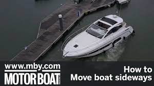 Docking preparation of dry docking for a vessel to maintain its class license, and once the ship is some distance away from the dry dock, the tug lines from all three tug boats are detached and the tug boats a flammable gas mixture cold work work which cannot create a source of ignition hot work. How To Move A Boat Sideways Motor Boat Yachting Youtube