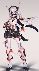 Twitter Cyborg Girl Anime Character Design Robot Girl