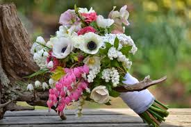Wedding Flowers From Springwell Flower Bouquet Wedding Bleeding Heart Wedding Flowers