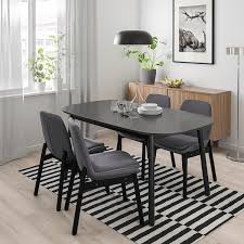 Check spelling or type a new query. Vedbo Dining Table Black 63x373 8 160x95 Cm Ikea