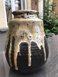 Ancien Superbe Vase En Gres Signe Jean Pointu Gres Puisaye Vase Gres Pointu
