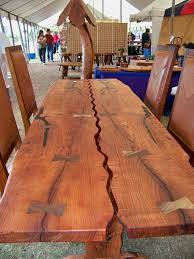 Magnificent Mesquite Table Live Edge Wood Table Mesquite Furniture Wood Table
