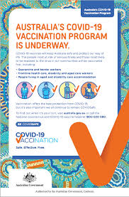 Larger number of doses available; Covid 19 Vaccination Australia S Covid 19 Vaccination Program Is Underway Newspaper Poster For Aboriginal And Torres Strait Islander Peoples Australian Government Department Of Health