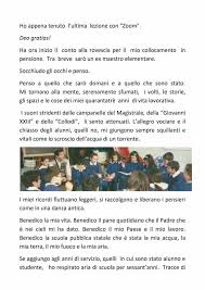 Il Saluto Alla Scuola Del Maestro Gino Capozzo