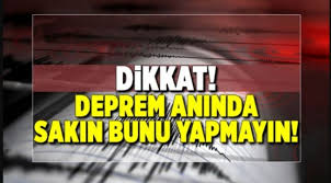 Peki deprem öncesinde, anında ve sonrasında neler yapmalıyız? Deprem Aninda Ne Yapmaliyiz Www Hayrankaldim Com