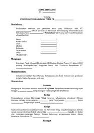 Jika anda bekerja di salah satu perusahaan, maka sebisa mungkin tentu anda akan berusaha untuk bekerja dengan baik, bukan? 04 Draf Surat Keputusan Pengangkatan Karyawan Tetap By Arif Edison Lawyer Issuu