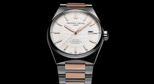 Featuring a 41mm stainless steel case with an exhibition case back, domed. Frederique Constant Highlife Kollektion Zehn Vor Zwei