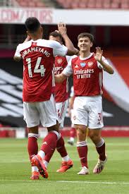 Kieran tierney of arsenal during the premier league match between. Ex Celtic Star Kieran Tierney Bags First Arsenal Goal Since Move From Hoops Last Summer