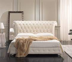 High quality real 100% genuine leather headboards, ottomans, cushions & upholstered wall panels handmade in england uk with warranty. Quarrata Venice Classic Contemporary Italian Leather Bed Head2bed Uk