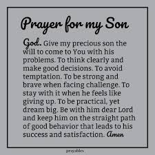 Bible Verse For My Son On His Birthday 20 Inspirational Bible Quotes For 21st Birthday Prayer For Son Prayer Quotes Prayer For My Son