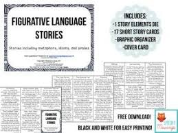 Figurative Language In Short Stories Speechy Musings Teaching Figurative Language Speech And Language Figurative Language