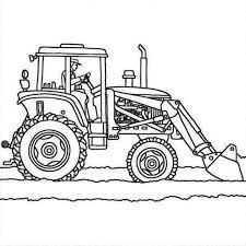 Tractor Plows Coloring Page Online Printable Letscolorit Com Tractor Coloring Pages Coloring Pages Online Coloring Pages