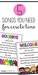 I have a good morning song for kids that everyone loves! Bring Songs Into Your Preschool Circle Time Routine Get 5 Songs Ideas Two Free Printable Songs And Au Preschool Circle Time Circle Time Songs Classroom Songs