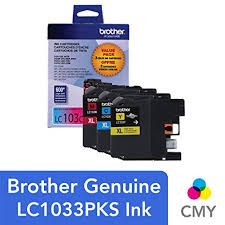 Brother Genuine High Yield Color Ink Cartridge Lc1033pks Replacement Color Ink Three Pack Includes 1 Cartridge Each Of Cyan Magenta Yellow Page