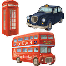 Coloriage bus avec un étage anglais. Kit 3 Stickers Bus Rouge Londres Color Stickers