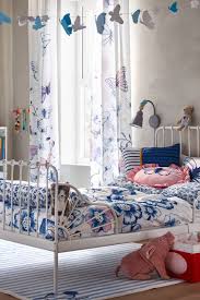 Sanglarka 2 Gardinen Raffhalter Schmetterling Weiss Blau 120x300 Cm Ikea Deutschland Gardinen Kinderzimmer Kinder Zimmer Rauminspiration