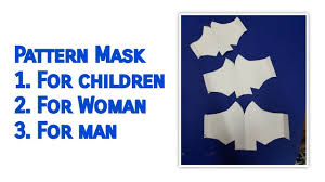 Download this free vector about face mask sewing pattern, and discover more than 12 million professional graphic resources on freepik. Diy Free Pattern Mask For Children Women Man You Can Download Patterns Under Description Youtube Diy Mask Easy Face Mask Diy Diy Pattern