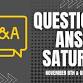 Q & A Saturday   — Lutheran North — Macomb, MI event in Macomb, MI