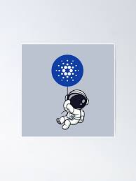 ADA Cardano to the Moon" Poster for Sale by Crypmetal