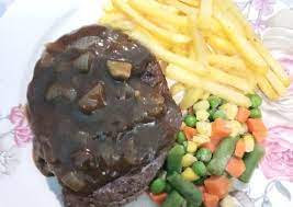 Langkah Memasak Steak With Mushroom Sauce Enak Resep Us Resep Kentang Goreng Resep Saus