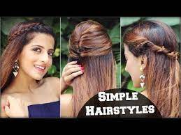 1 Min Cute Everyday Effortless Hairstyles For School College Work X2f Simple Amp Quick Hair T Effortless Hairstyles Hairstyles For School Easy Hairstyles