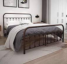 Use the filter options to narrow your search by price or colour and find one that complements your decor. Amazon Com Metal Bed Frame Queen Size With Lantern Headboard And Footboard Mediterranean Style Iron Art Double Queen Size Bed Frames Iron Bed Iron Bed Frame