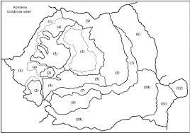 Joc pentru învățarea unităților majore de relief din românia. Print Map Quiz Harta UnitÄÈilor De Relief