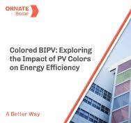 Colored BIPV: Exploring the Impact of PV Colors