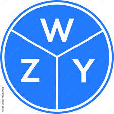 WZY letter logo design on black background. WZY creative initials letter  logo concept. WZY letter design. Stock Vector | Adobe Stock