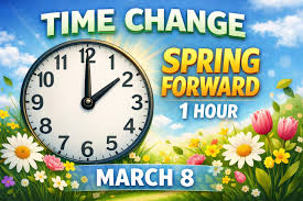 Quick reminder! Don't change those clocks yet. We spring forward NEXT  weekend, not this one. Set them ahead before bed Saturday night next week!