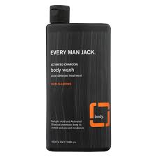 Every Man Jack Body Wash Activated Charcoal Body Wash Skin Clearing Case Of 1 16 9 Fl Oz Body Wash Clear Skin Pure Lavender Essential Oil