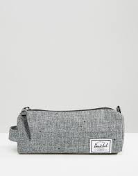Herschel Supply Co Settlement Pencil Case In Gray School Pencil Case Cool Pencil Cases Cute Pencil Case