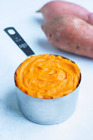 Homemade Sweet Potato Puree Recipe Evolving Table Recipe Side Dish Recipes Healthy Boiling Sweet Potatoes Food Processor Recipes