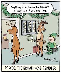 Roscoe The Brown Nose Reindeer Funny Christmas Jokes Christmas Memes Funny Funny Christmas Cartoons