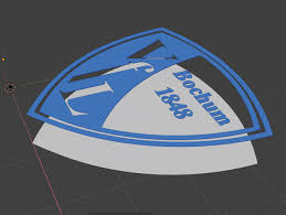 Vfl bochum 1848 logo 28 april 2019. Vfl Bochum 1848 Logo Dual Color By K6xx1 Thingiverse