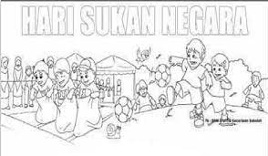 Gambar pertandingan mewarna sukaneka sempena hari sukan negara adun ini dipetik dari kredit berikut : Assalamua Perpustakaan Desa Kampung Jelintoh Gopeng Perak Facebook