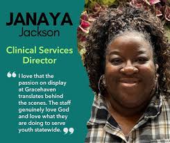 Welcome to Janaya Jackson, Gracehaven's Clinical Services Director! We  asked Janaya what keeps her going