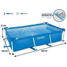 Pompa filtro 28636 da 5.678 l/h telo di appoggio telo di copertura scaletta di. Recensione Piscina Intex Frame Rettangolare 28272 Caratteristiche Piscina Fuori Terra