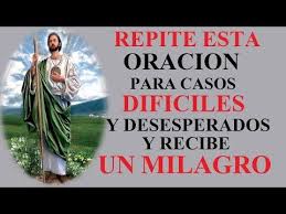 Repite Esta Oracion A San Judas Tadeo Para Casos Dificiles Y Desesperados Y Recibe Un Milagro Yout Oraciones Poderosas Oraciones Oracion Para Casos Dificiles